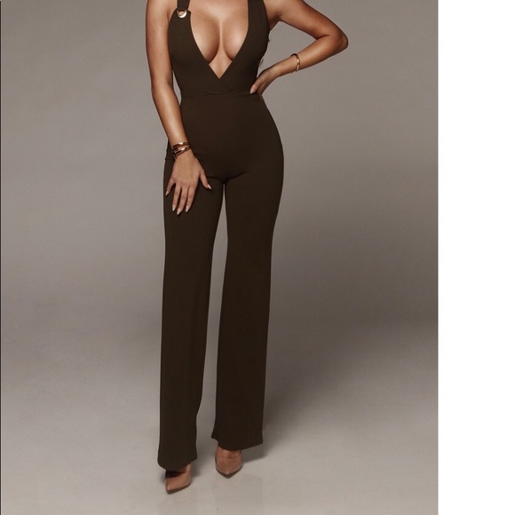 JLUXLABEL Pants - NWT JLUXLABEL Olive sexy jumpsuit